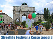 Streetlife Festival 2014 in der Ludwig- und Leopoldstraße mit dem "Corso Leopold" am 31.05. und 01.06.2014 (©Foto: Martin Schmtz)
